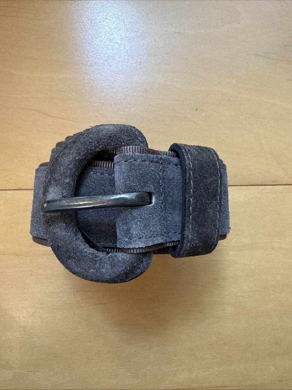 GRAY SUEDE BELT unbranded Size M Belt